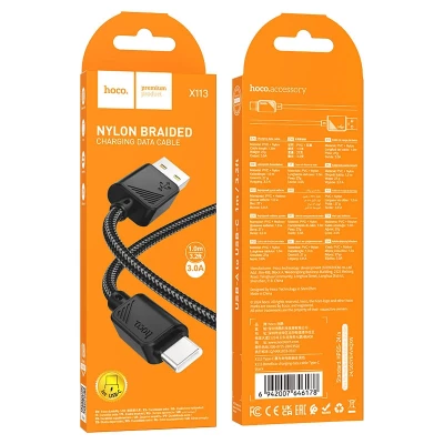 Кабель USB A-C Hoco