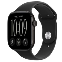 Часы Apple Watch Series 12 42mm Black Aluminum Case with Black Sport Band