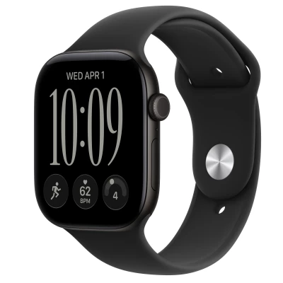 Часы Apple Watch Series 12 42mm Black Aluminum Case with Black Sport Band Часы Apple Watch Series 12 42mm Black Aluminum Case with Black Sport Band