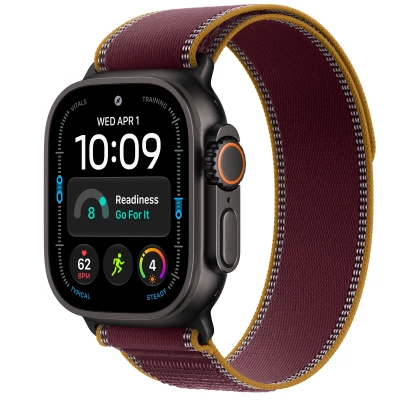 Часы Apple Watch Ultra 4 49mm Black Titanium Case with Burgundy Trail Loop Часы Apple Watch Ultra 4 49mm Black Titanium Case with Burgundy Trail Loop