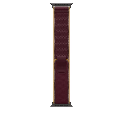 Часы Apple Watch Ultra 4 49mm Black Titanium Case with Burgundy Trail Loop