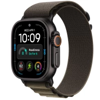 Часы Apple Watch Ultra 4 49mm Black Titanium Case with Dark Olive Alpine Loop
