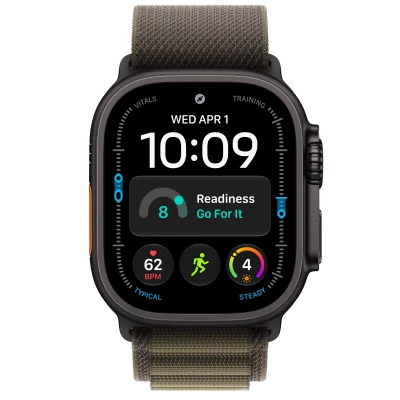 Часы Apple Watch Ultra 4 49mm Black Titanium Case with Dark Olive Alpine Loop