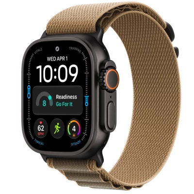 Часы Apple Watch Ultra 4 49mm Black Titanium Case with Desert Alpine Loop