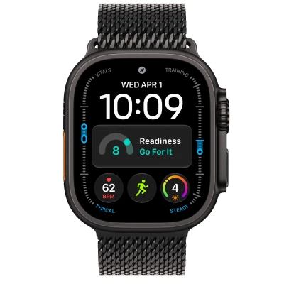 Часы Apple Watch Ultra 4 49mm Black Titanium Case with Black Titanium Milanese Loop