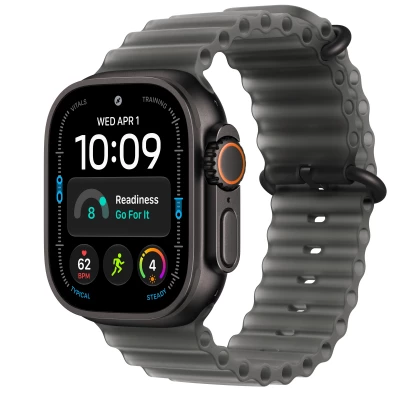 Часы Apple Watch Ultra 4 49mm Black Titanium Case with Translucent Black Ocean Band