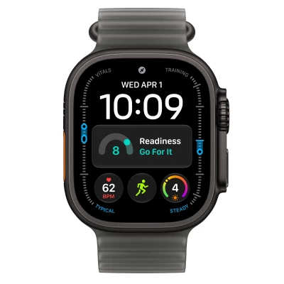 Часы Apple Watch Ultra 4 49mm Black Titanium Case with Translucent Black Ocean Band