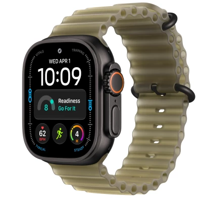 Часы Apple Watch Ultra 4 49mm Black Titanium Case with Translucent Kelp Ocean Band
