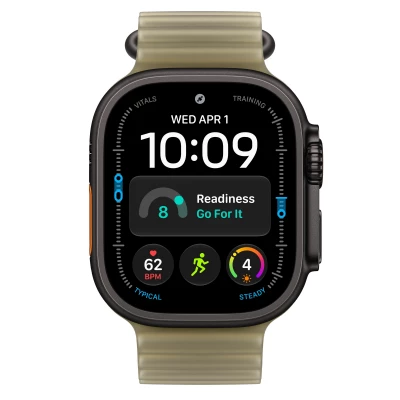Часы Apple Watch Ultra 4 49mm Black Titanium Case with Translucent Kelp Ocean Band