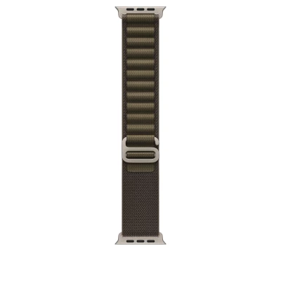 Часы Apple Watch Ultra 4 49mm Natural Titanium Case with Dark Olive Alpine Loop