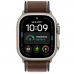 Часы Apple Watch Ultra 4 49mm Natural Titanium Case with Dark Umber Trail Loop