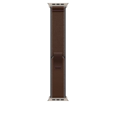 Часы Apple Watch Ultra 4 49mm Natural Titanium Case with Dark Umber Trail Loop
