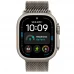 Часы Apple Watch Ultra 4 49mm Natural Titanium Case with Natural Titanium Milanese Loop