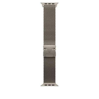 Часы Apple Watch Ultra 4 49mm Natural Titanium Case with Natural Titanium Milanese Loop