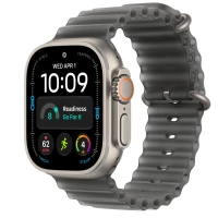 Часы Apple Watch Ultra 4 49mm Natural Titanium Case with Translucent Black Ocean Band