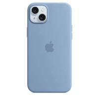 Чехол для iPhone 15 Apple AA Silicone Case - Winter Blue