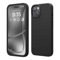 Чехол для iPhone 15 Plus Apple AA Silicone Case - Black Чехол для iPhone 15 Plus Apple AA Silicone Case - Black
