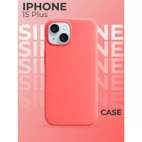 Чехол для iPhone 15 Plus Apple AA Silicone Case - Guava