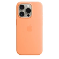 Чехол для iPhone 15 Plus Apple AA Silicone Case - Orange Sorbet Чехол для iPhone 15 Plus Apple AA Silicone Case - Orange Sorbet