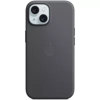 Чехол для iPhone 15 Plus Apple FineWoven Case - Black