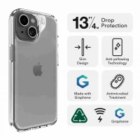 Чехол для iPhone 15 Plus ZAGG Smoke Clear Case