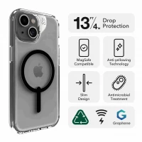 Чехол для iPhone 15 Plus ZAGG Smoke Clear Snap Case