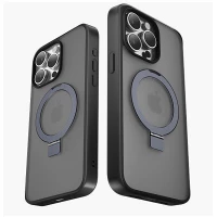 Чехол для iPhone 15 Pro Max ZGA Magsafe с кольцом Black Чехол для iPhone 15 Pro Max ZGA Magsafe с кольцом Black
