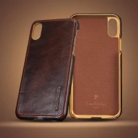 Чехол для iPhone X Pierre Cardin Leather Back Cover PCL-P11