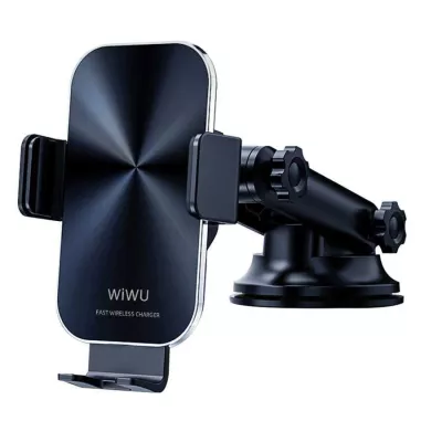 Автомобильный держатель с беспроводной зарядкой WIWU Charger Mount 15W Автомобильный держатель с беспроводной зарядкой WIWU Charger Mount 15W