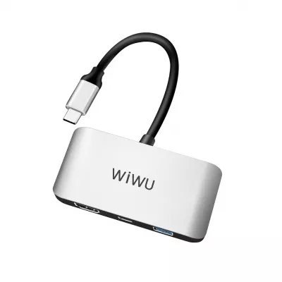 Адаптер WIWU 3 in 1 Type-C Hub Адаптер WIWU 3 in 1 Type-C Hub