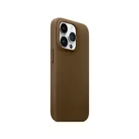 Чехол для iPhone 16 Apple AA Leather Case - Taupre