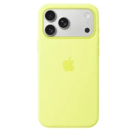 Чехол для iPhone 17 Pro Silicone Case with MagSafe – Neon Yellow Чехол для iPhone 17 Pro Silicone Case with MagSafe – Neon Yellow