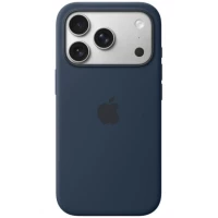 Чехол для iPhone 17 Pro Silicone Case with MagSafe – Anchor Blue