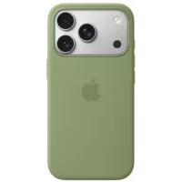 Чехол для iPhone 17 Pro Max Silicone Case with MagSafe – Light Moss