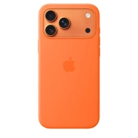 Чехол для iPhone 17 Pro Silicone Case with MagSafe – Orange