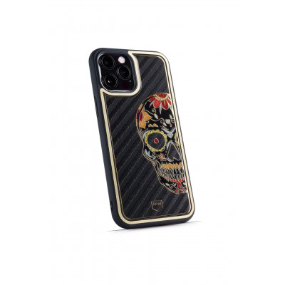 Чехол для iPhone 13 Pro Max Jumo Skull Straight Frame & Gilded Nickel