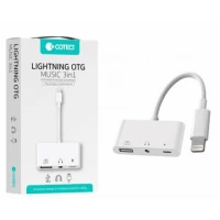 Адаптер Cote Lightning Music 3 in 1 Адаптер Cote Lightning Music 3 in 1