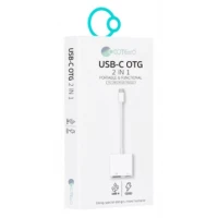 Адаптер Cote USB-C 2 in 1 OTG