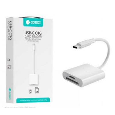 Адаптер Cote USB-C 2 in 1 SD/TF