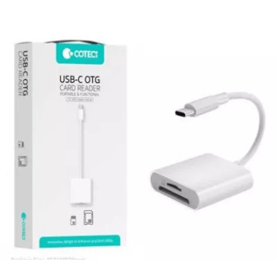 Адаптер Cote USB-C 2 in 1 SD/TF Адаптер Cote USB-C 2 in 1 SD/TF