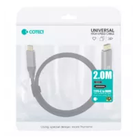 Кабель Cote Type-C to HDMI 8K 2m Кабель Cote Type-C to HDMI 8K 2m