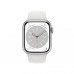 Часы Apple Watch Series 8 41mm Silver Aluminum Case White Sport Band