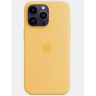 Чехол для iPhone 14 Pro Max Apple AA Silicone Case - Sunglow