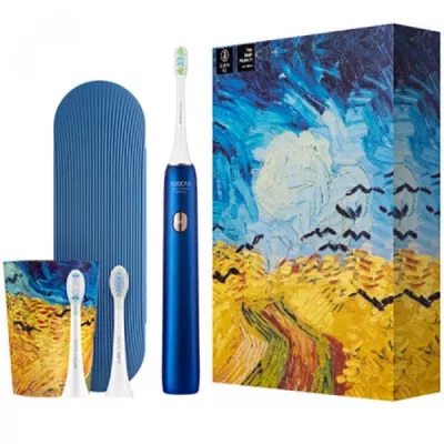 Ультразвуковая зубная щетка Xiaomi Soocas X3U & Van Gogh Museum Design Blue Ультразвуковая зубная щетка Xiaomi Soocas X3U & Van Gogh Museum Design Blue