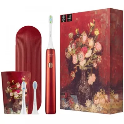 Ультразвуковая зубная щетка Xiaomi Soocas X3U & Van Gogh Museum Design Red Ультразвуковая зубная щетка Xiaomi Soocas X3U & Van Gogh Museum Design Red