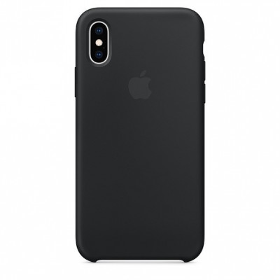 Чехол для iPhone XS Max Apple Silicone Case - Black