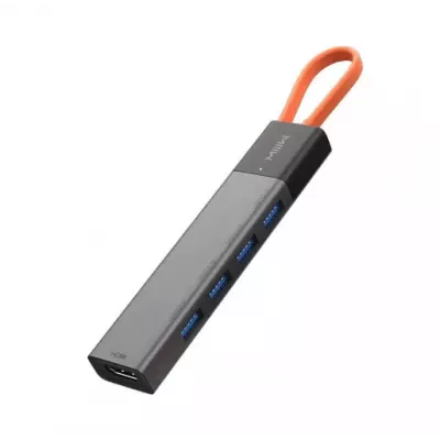 Адаптер Xiaomi A27 Miwu USB*3+PD*1 Адаптер Xiaomi A27 Miwu USB*3+PD*1