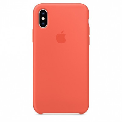 Чехол для iPhone X Apple Silicone Case - Papaya