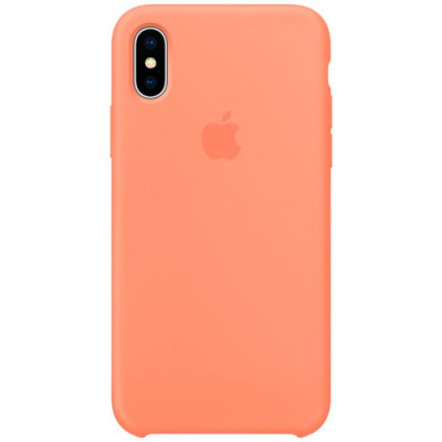 Чехол для iPhone X Apple Silicone Case - Nectarine