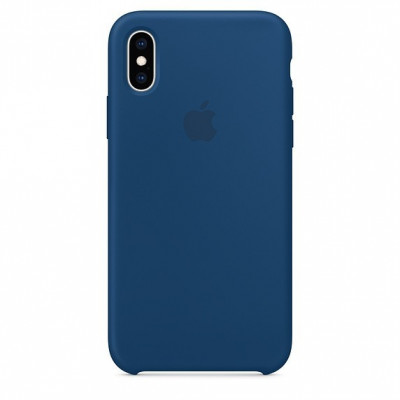 Чехол для iPhone X Apple Silicone Case - Blue